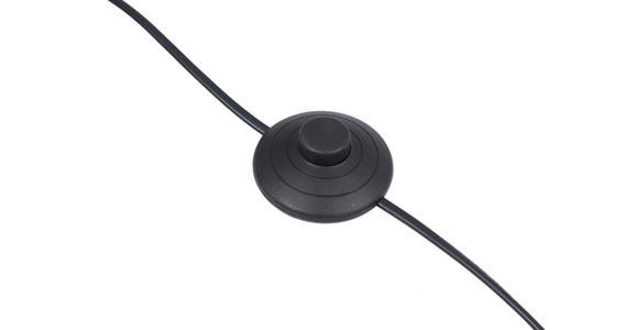 STEHLEUCHTE 55/24/155 cm - Schwarz, Trend, Papier/Metall (55/24/155cm) - Novel