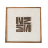 OBRAZ,  - Basics, dřevo/textil (62/62cm)