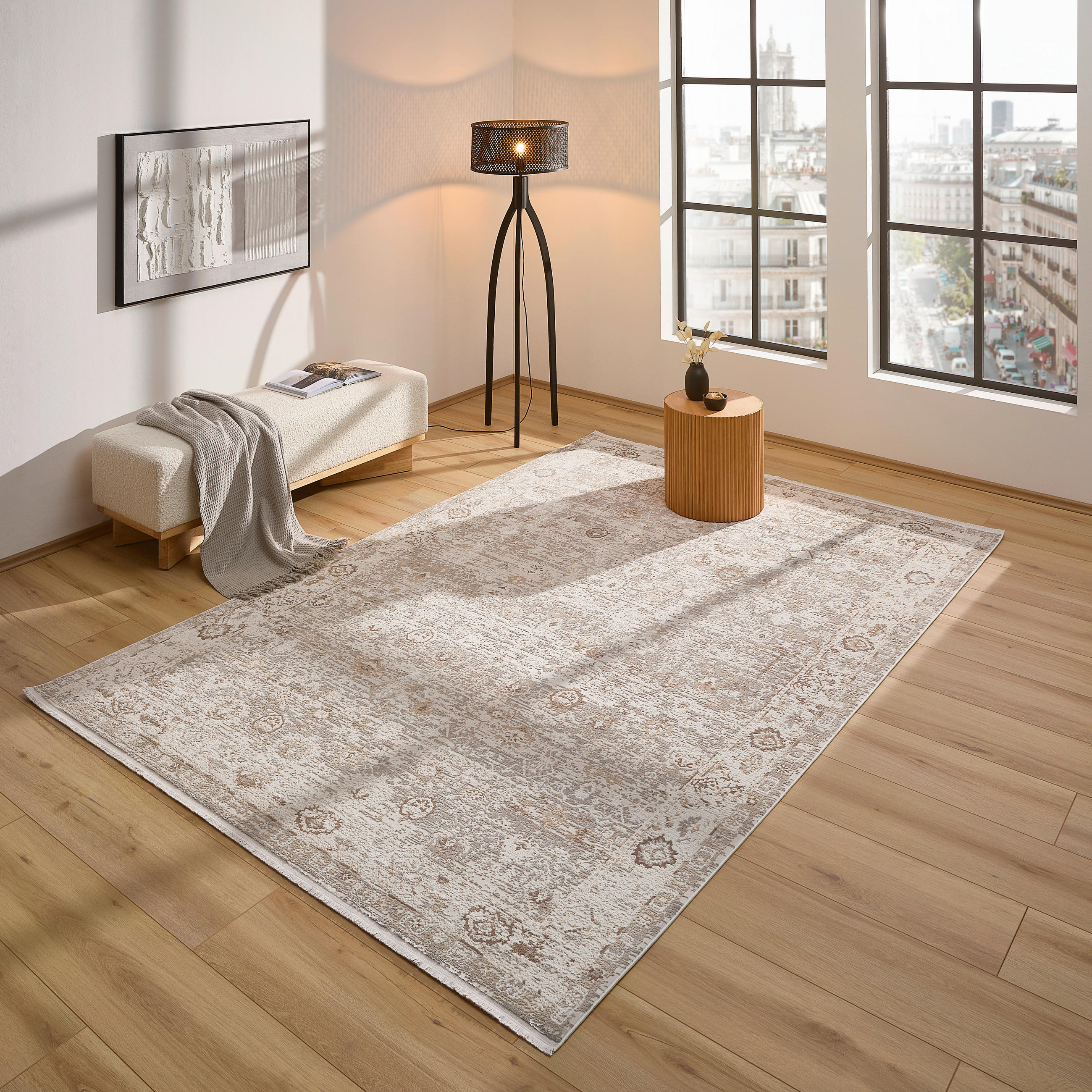 VINTAGE MATTA 80/150 cm Isabelle  - beige, Design, textil (80/150cm) - Dieter Knoll