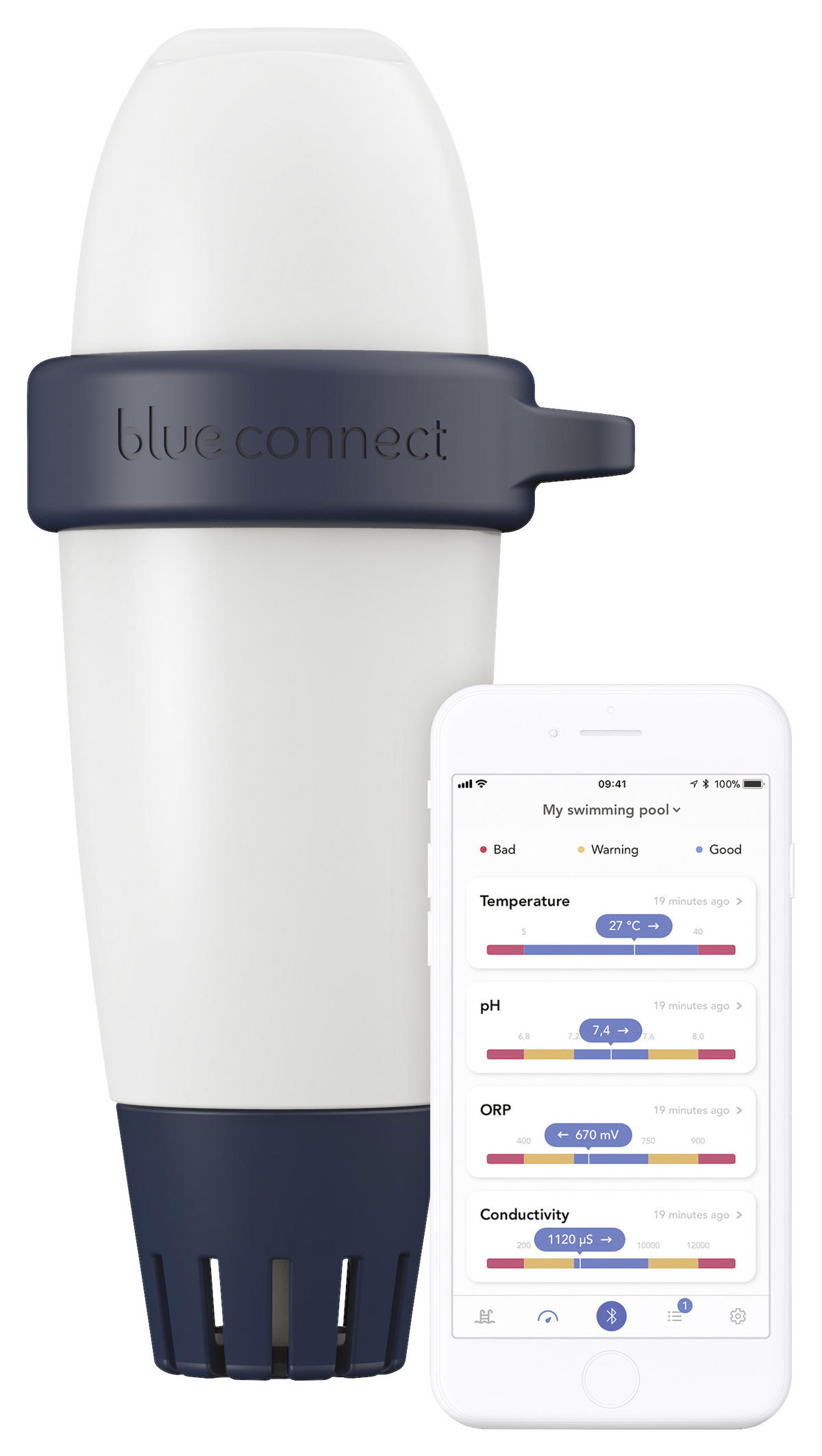 ANALYSEGERÄT BLUE CONNECT 2021  - KONVENTIONELL, Kunststoff (9,6/9,6/25cm) - Gre