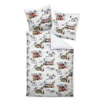 BETTWÄSCHE MODERN ART Makosatin 155/220 cm  - Multicolor, Trend, Textil (155/220cm) - Janine