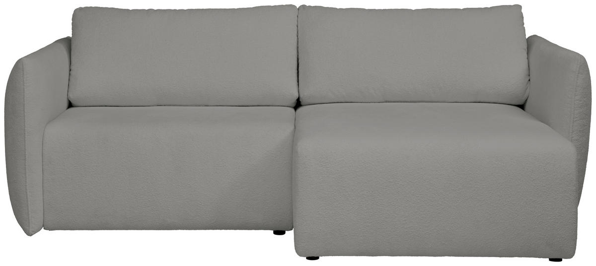 ECKSOFA Greige Jersey  - Greige/Schwarz, KONVENTIONELL, Kunststoff/Textil (238/148cm) - Carryhome