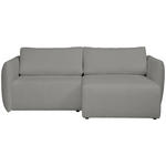ECKSOFA  in Jersey Greige  - Greige/Schwarz, KONVENTIONELL, Kunststoff/Textil (238/148cm) - Carryhome