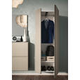 GARDEROBENSCHRANK Gardasee  in 60/165/33 cm  - Taupe, Design, Holzwerkstoff (60/165/33cm) - Moderano