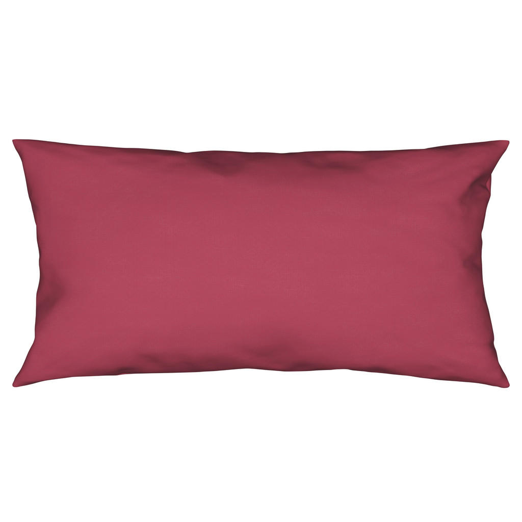 Kissenhülle Vicky 40x80 cm Jersey Beere + Reißverschluss