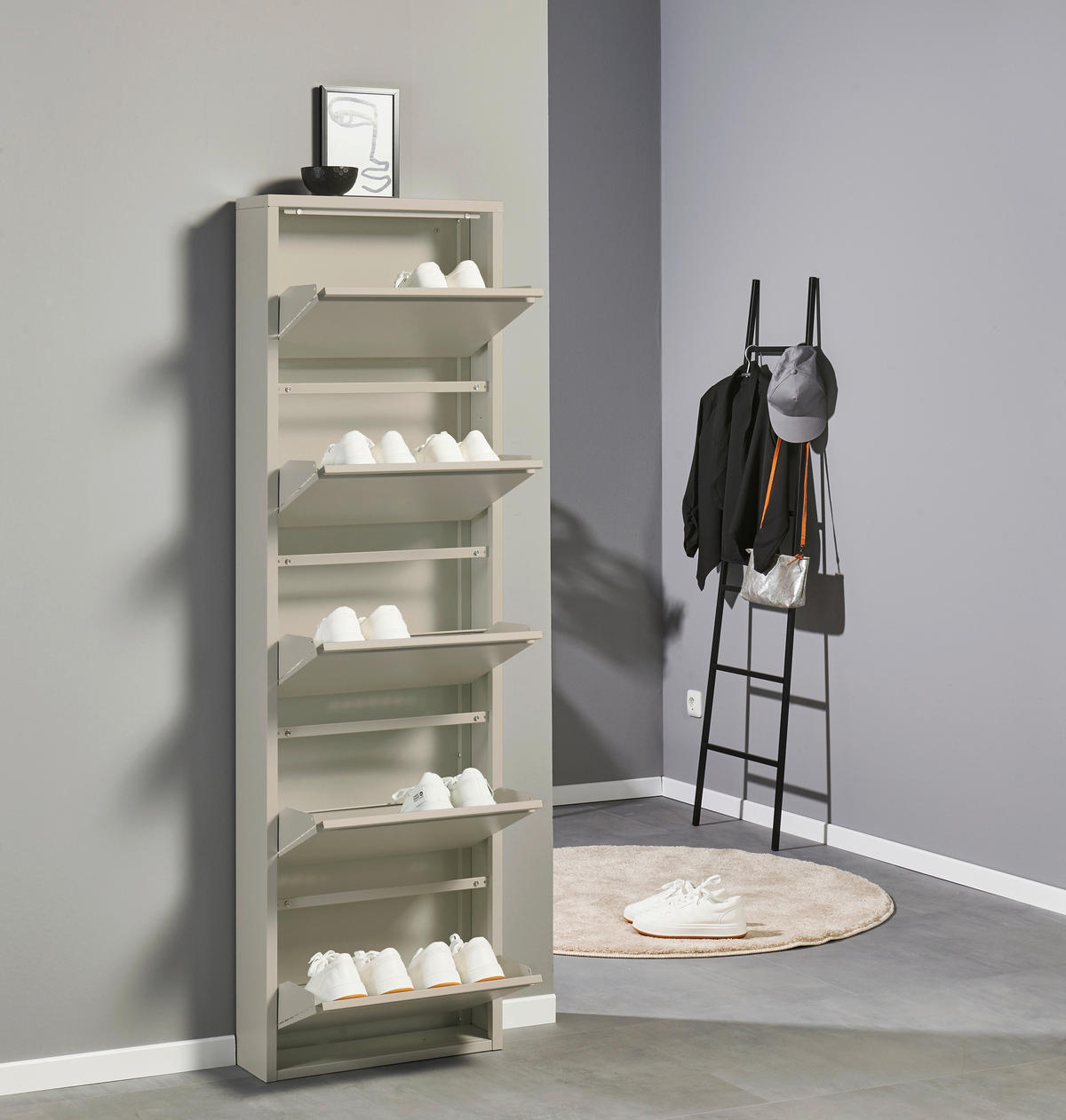 SCHUHKIPPER  in 51/170/16 cm  - Kaschmir, MODERN, Metall (51/170/16cm) - Boxxx