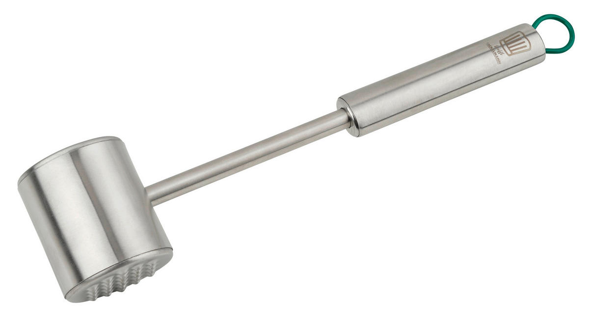 FLEISCHKLOPFER München  - Silberfarben/Grau, Design, Metall (27,5cm) - Chefkoch+Fackelmann