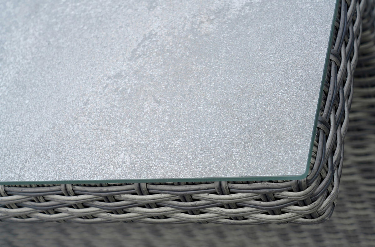 GARTENSET 13-teilig  - Grau, MODERN, Kunststoff/Textil - Gardenson