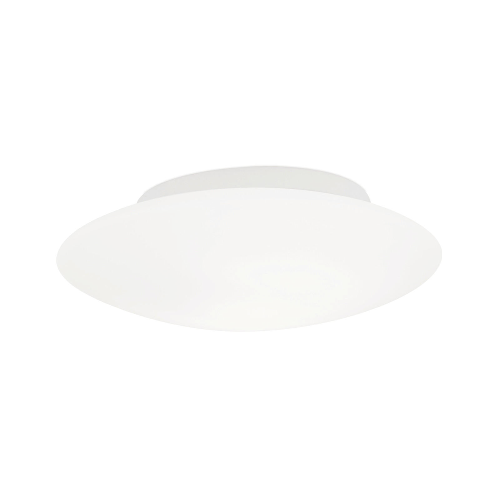 DECKENLEUCHTE Alba 30/10 cm   - Weiß, Basics, Glas/Metall (30/10cm)