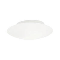 DECKENLEUCHTE Alba 30/10 cm   - Weiß, Basics, Glas/Metall (30/10cm)