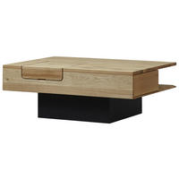 COUCHTISCH in Holz, Metall 110,0/70/39 cm  - Eichefarben, KONVENTIONELL, Holz/Metall (110,0/70/39cm) - Valdera