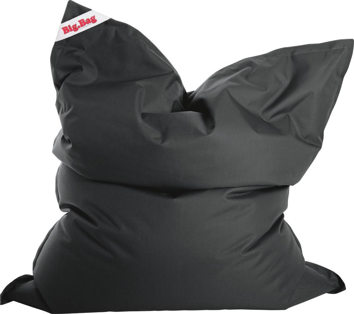 SITZSACK 300 l  - Schwarz, Design, Textil (125/155/125cm)