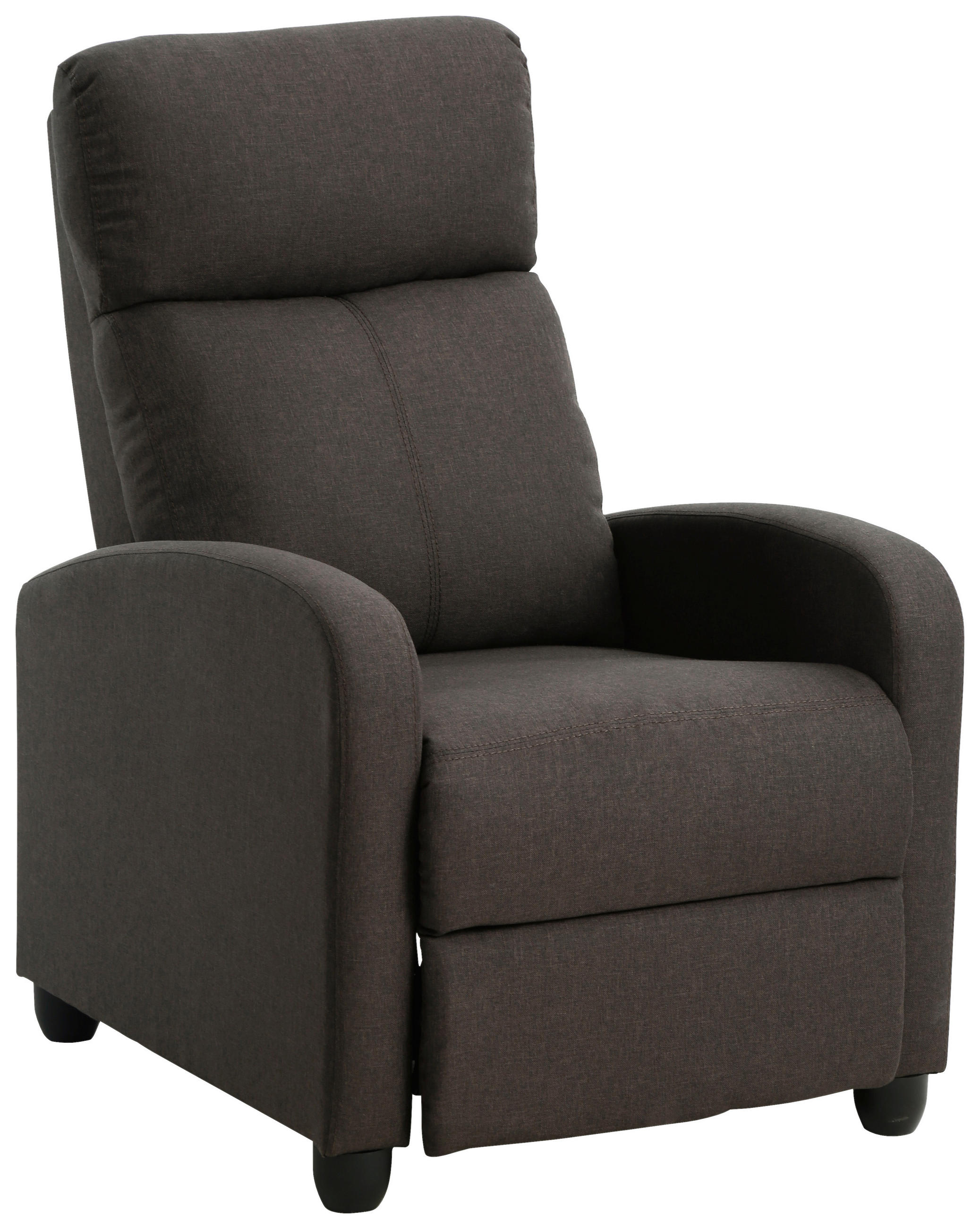 FOTOLIU PENTRU TELEVIZOR in textil maro  - maro/negru, Konventionell, plastic/textil (67/100/87cm) - P & B