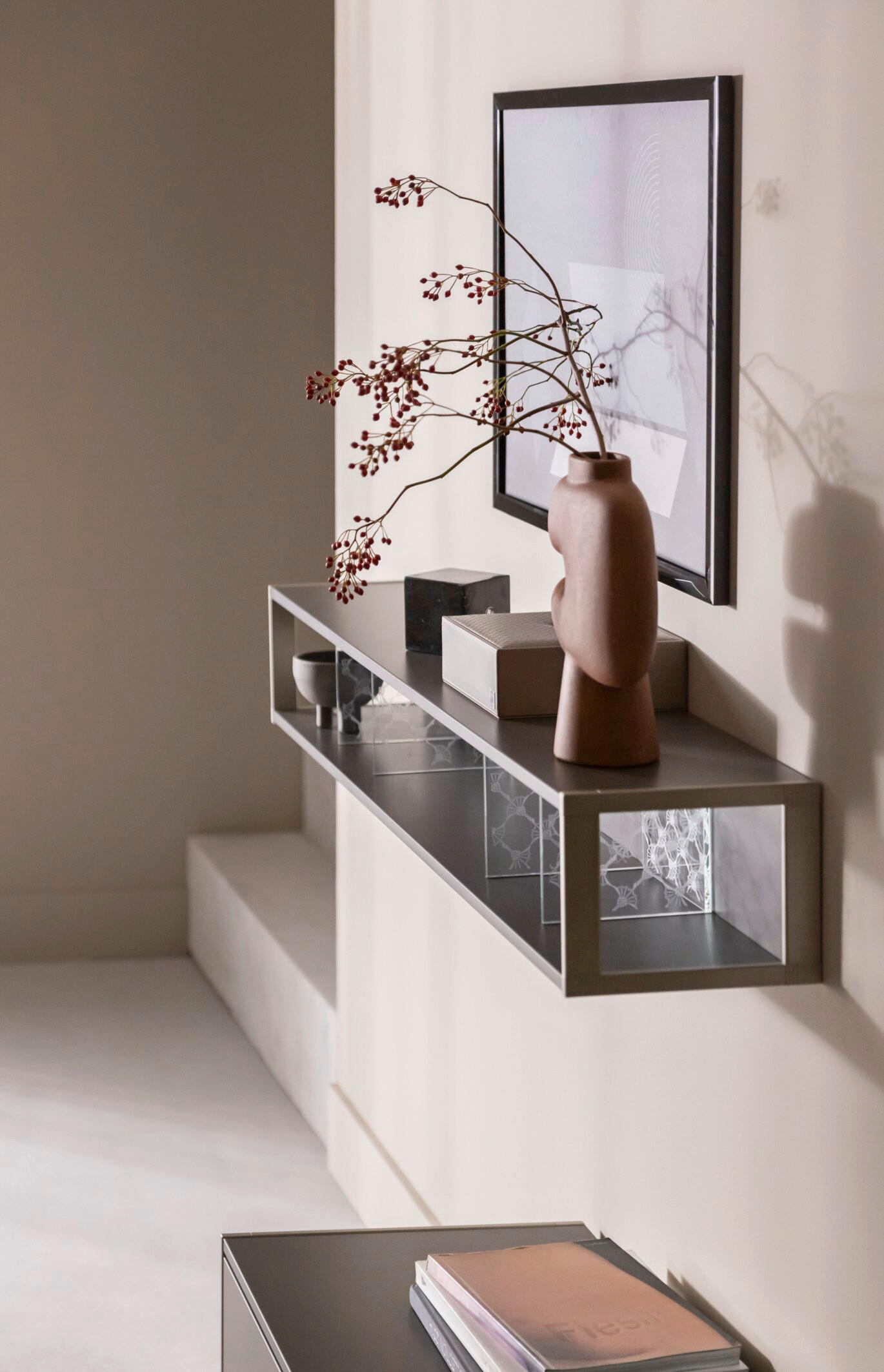 Thumbnail - Joop! Garderobe, Silber, Schiefer, Metall, Holzwerkstoff, 240x195x43 cm, Goldenes M, Made in Germany, Dgm, DGM-Emissions...