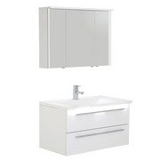 BADEZIMMER - Weiß, Design, Glas/Holzwerkstoff (120cm) - Dieter Knoll