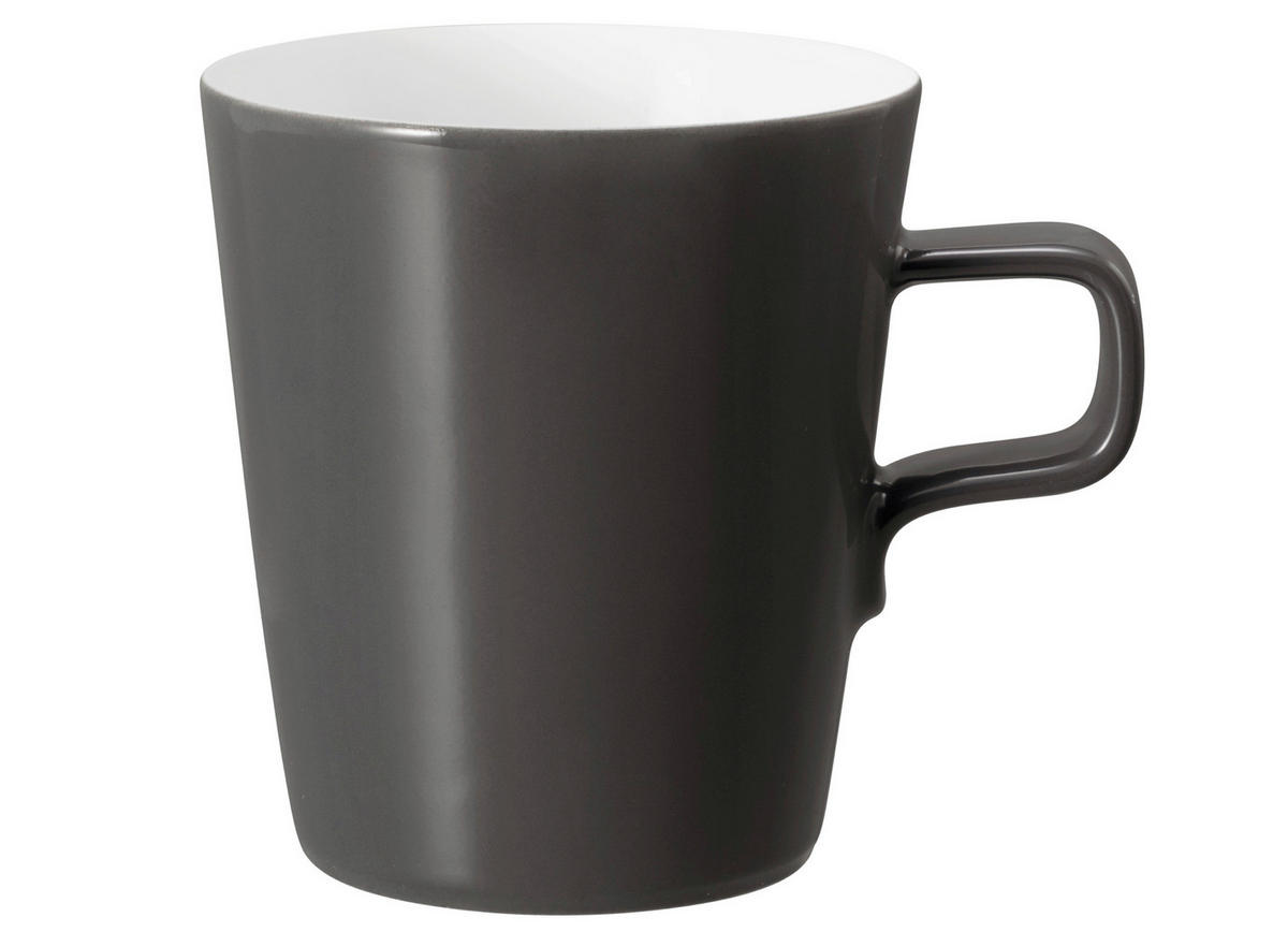 KAFFEETASSE No Limits 370 ml  - Grau, Basics, Keramik (0,37l) - Seltmann Weiden