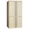 FRENCH-DOOR FQ60CPO6  - Messingfarben/Creme, Basics, Metall (91,3/187,5/68,8cm) - SMEG