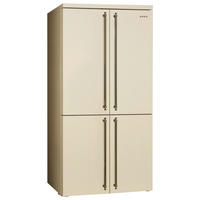 FRENCH-DOOR 91,3/187,5/68,8 cm FQ60CPO6  - Messingfarben/Creme, Basics, Metall (91,3/187,5/68,8cm) - SMEG