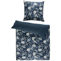 WENDEBETTWÄSCHE SW-Playful anthrazit Perkal 135/200 cm  - Anthrazit/Beige, Design, Textil (135/200cm) - Schöner Wohnen