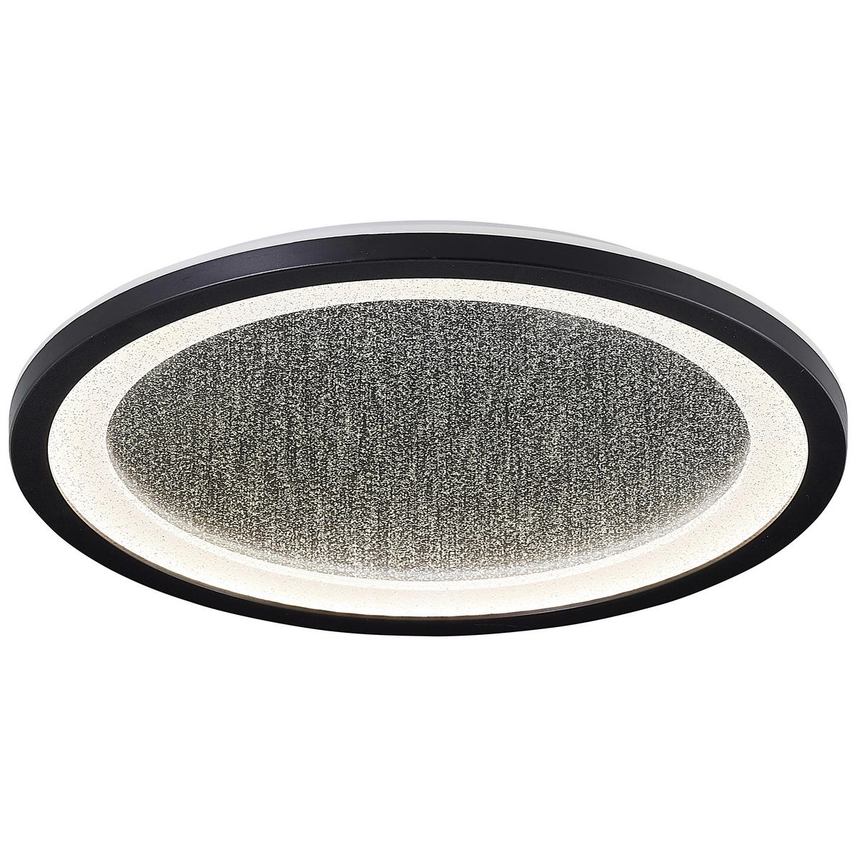 LED PLAFONJERA - bela/crna, Dizajnerski, plastika (29,5/2,5cm)