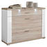 SCHUHSCHRANK - Edelstahlfarben/Eichefarben, Design, Holzwerkstoff (129/108/42cm) - Xora SCHUHSCHRANK - Edelstahlfarben/Eichefarben, Design, Holzwerkstoff (129/108/42cm) - Xora