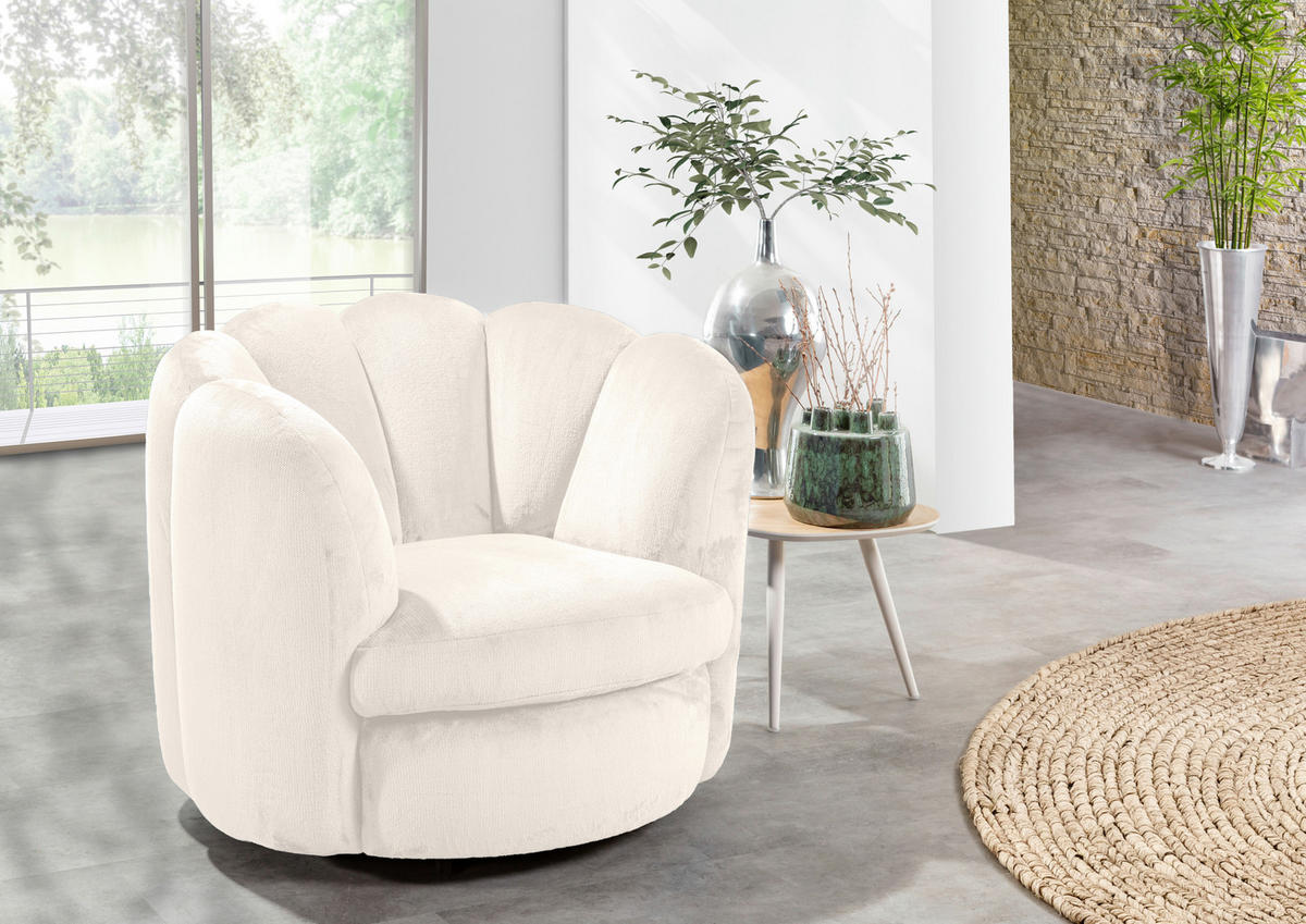 COCKTAILSESSEL - Beige/Schwarz, LIFESTYLE, Textil/Metall (97/76/90cm) - Landscape