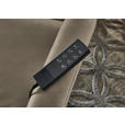 RELAXSESSEL in Leder Taupe  - Taupe/Schwarz, Design, Leder/Metall (76/110/86cm) - Dieter Knoll