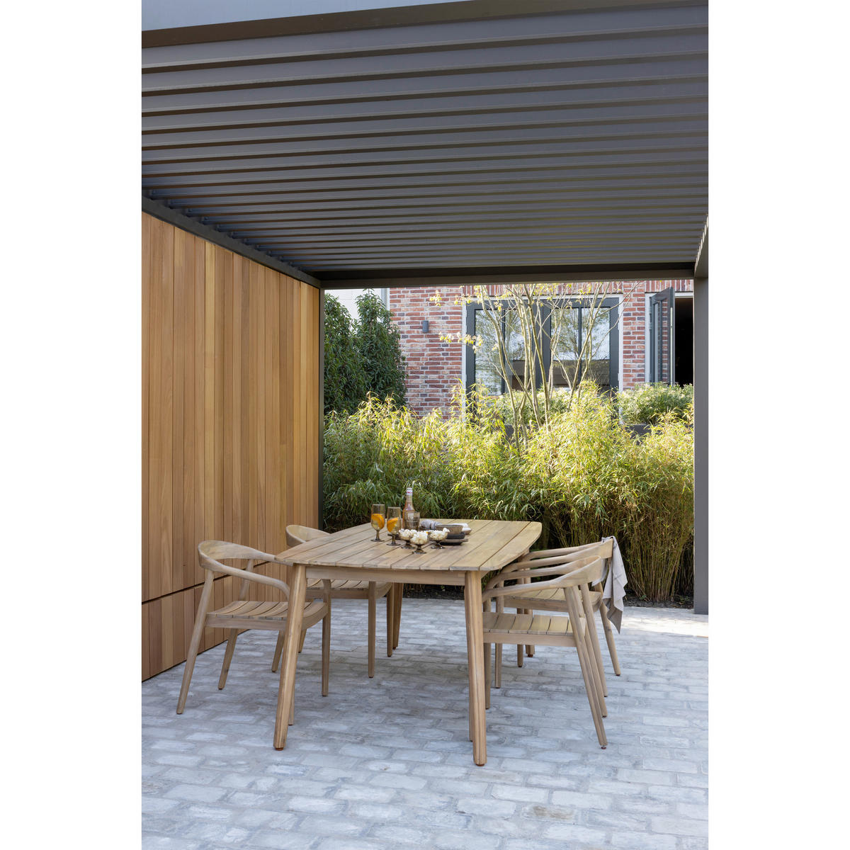 GARTENTISCH 215/90/76 cm Holz rechteckig  - Naturfarben, MODERN, Holz (215/90/76cm) - Livetastic