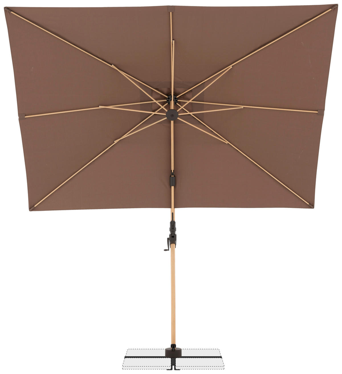 AMPELSCHIRM  300/220 cm  - Greige/Eschefarben, Basics, Textil/Metall (300/220cm) - Doppler