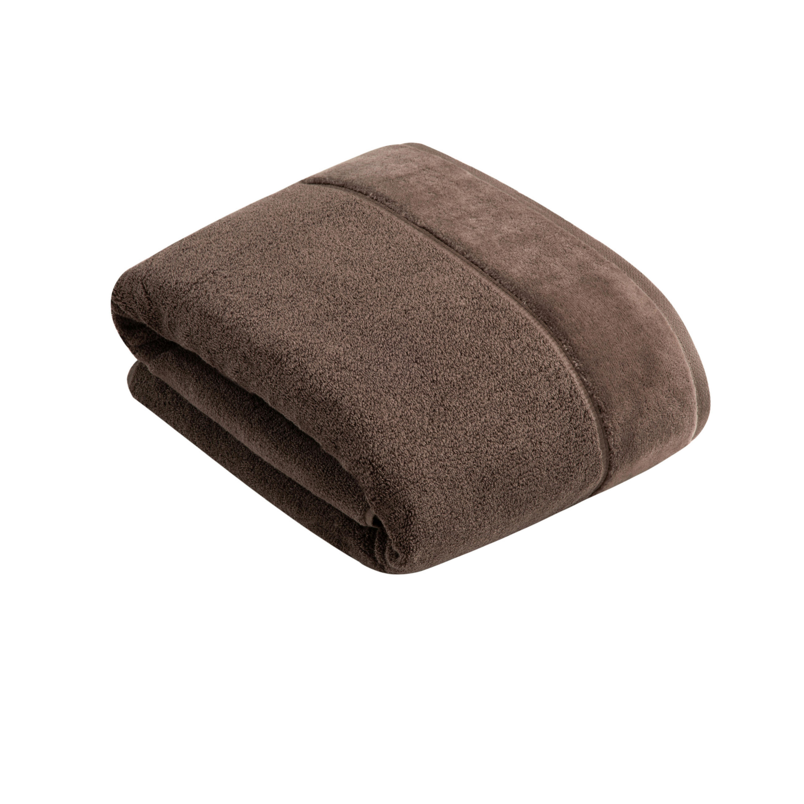 Vossen Badetuch Pure Braun 100x150 cm