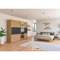 SCHLAFZIMMER Grau, Eiche Artisan  - Eiche Artisan/Grau, KONVENTIONELL, Holzwerkstoff