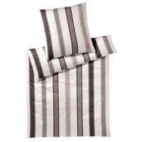 WENDEBETTWÄSCHE Makosatin 140/200 cm  - Braun, Design, Textil (140/200cm) - Joop!