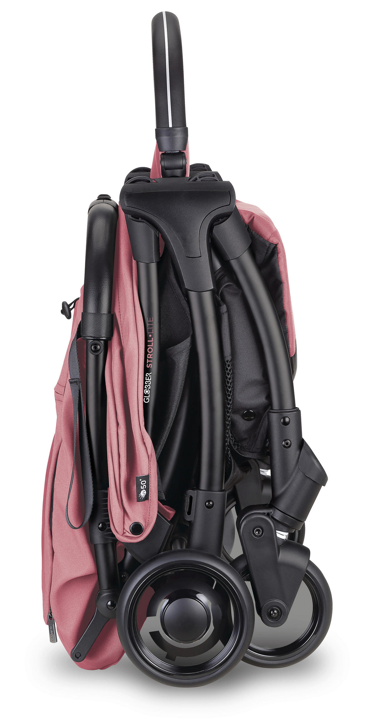 BUGGY STROLL LITE  - Schwarz/Rosa, Basics, Textil/Metall (70/46/103cm) - GLOBBER