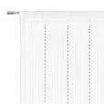 FADENVORHANG transparent  - Silberfarben/Weiß, Basics, Textil (90/245cm) - Boxxx