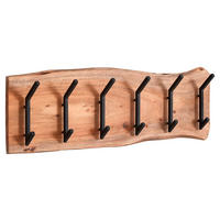 NÁSTENNÝ VEŠIAK - farba akácie, Modern, drevo (100/29/12,5cm) - MID.YOU