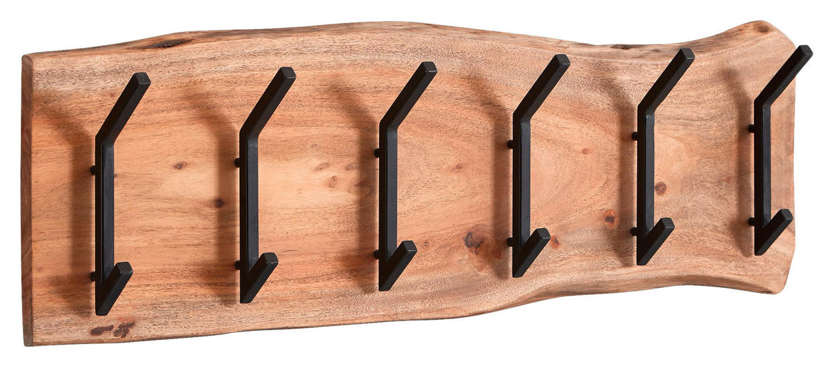 NÁSTENNÝ VEŠIAK - farba akácie, Modern, drevo (100/29/12,5cm) - MID.YOU