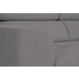 ECKSOFA Anthrazit Struktur  - Anthrazit/Schwarz, Design, Kunststoff/Textil (284/205cm) - Xora