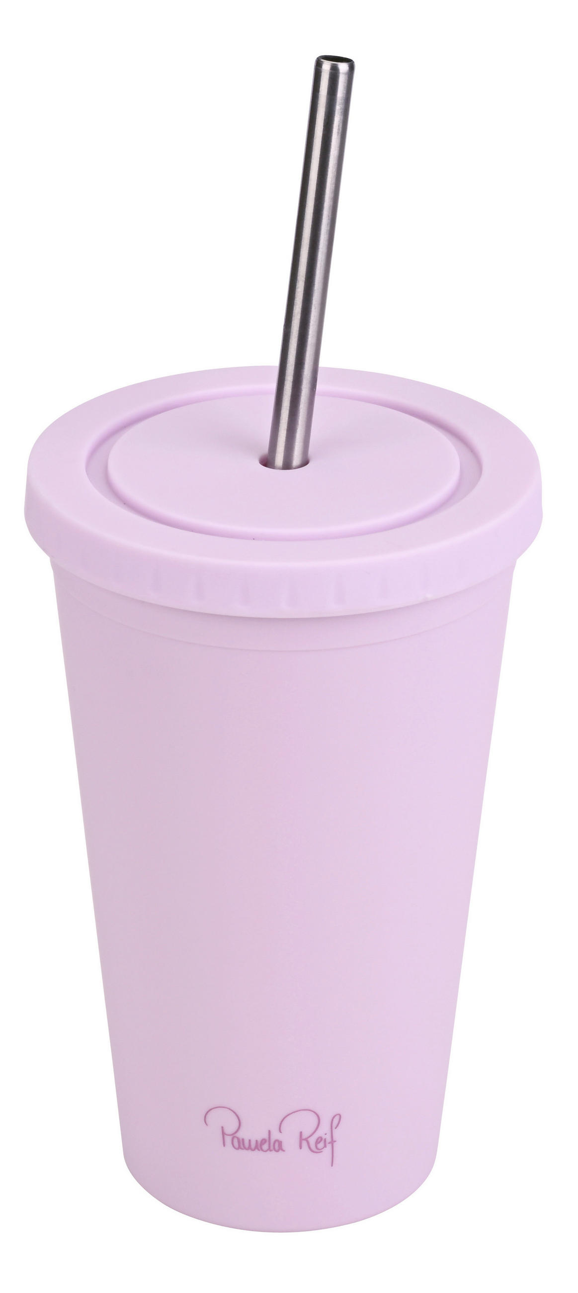 TRINKHALMBECHER Pamela Reif 550 ml  - Lila, Basics, Kunststoff (550ml) - Fackelmann