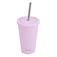 TRINKHALMBECHER Pamela Reif 550 ml  - Lila, Basics, Kunststoff (550ml) - Fackelmann
