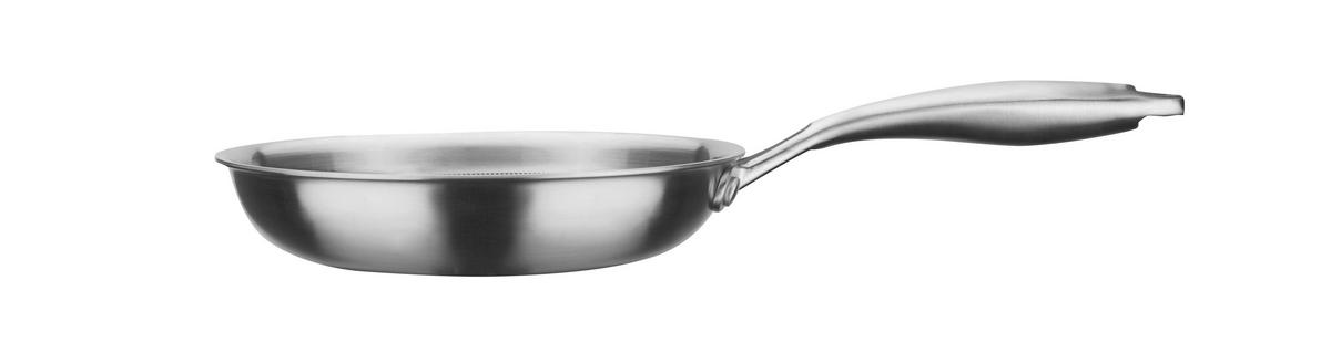 PÁNEV NA SMAŽENÍ povrch Vitaflon® Quarzit 20 cm  - barvy nerez oceli, Basics, kov (20cm) - GSW