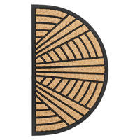 DVEŘNÍ ROHOŽKA, 45/75 cm světle hnědá - světle hnědá, Basics, textil/plast (45/75cm) - Kayoom