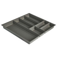 BESTECKEINSATZ - Schieferfarben, Basics, Kunststoff (60/4,9/50cm) - Nobilia