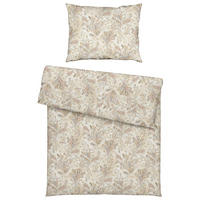 BETTWÄSCHE 3-teilig Atelier Makosatin 140/200 cm  - Beige, Basics, Textil (140/200cm) - Estella