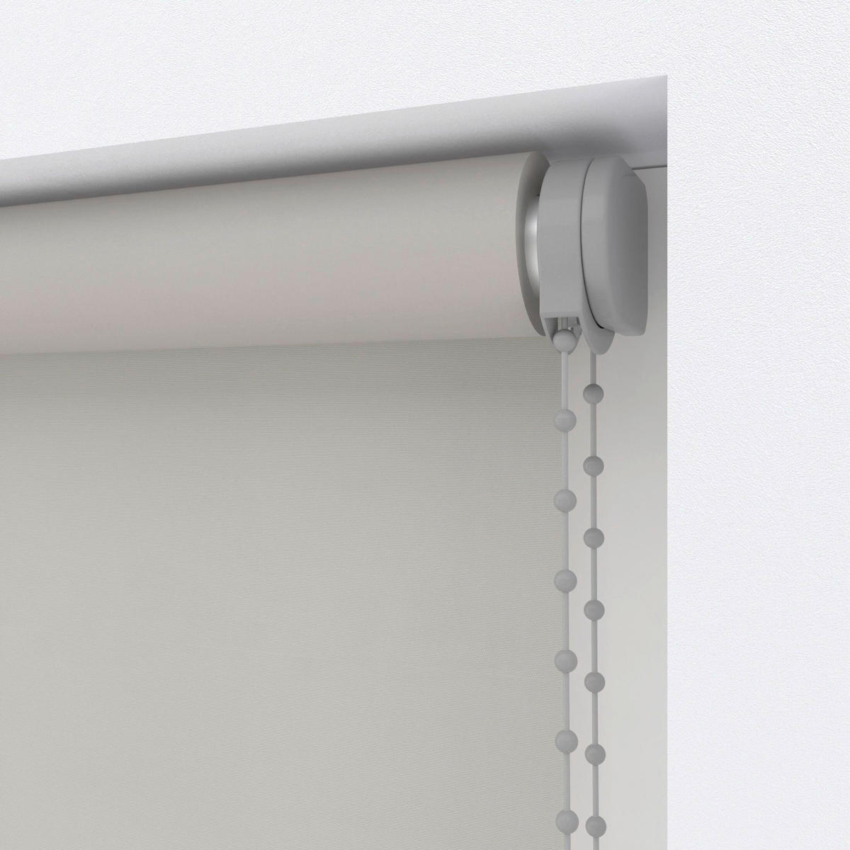 VERDUNKELUNGSROLLO  - Hellgrau, Basics, Textil (50/190cm)