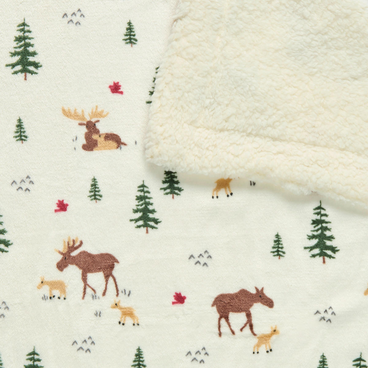 BABYGESCHENKSET  - Rot/Braun, Basics, Textil - X-Mas