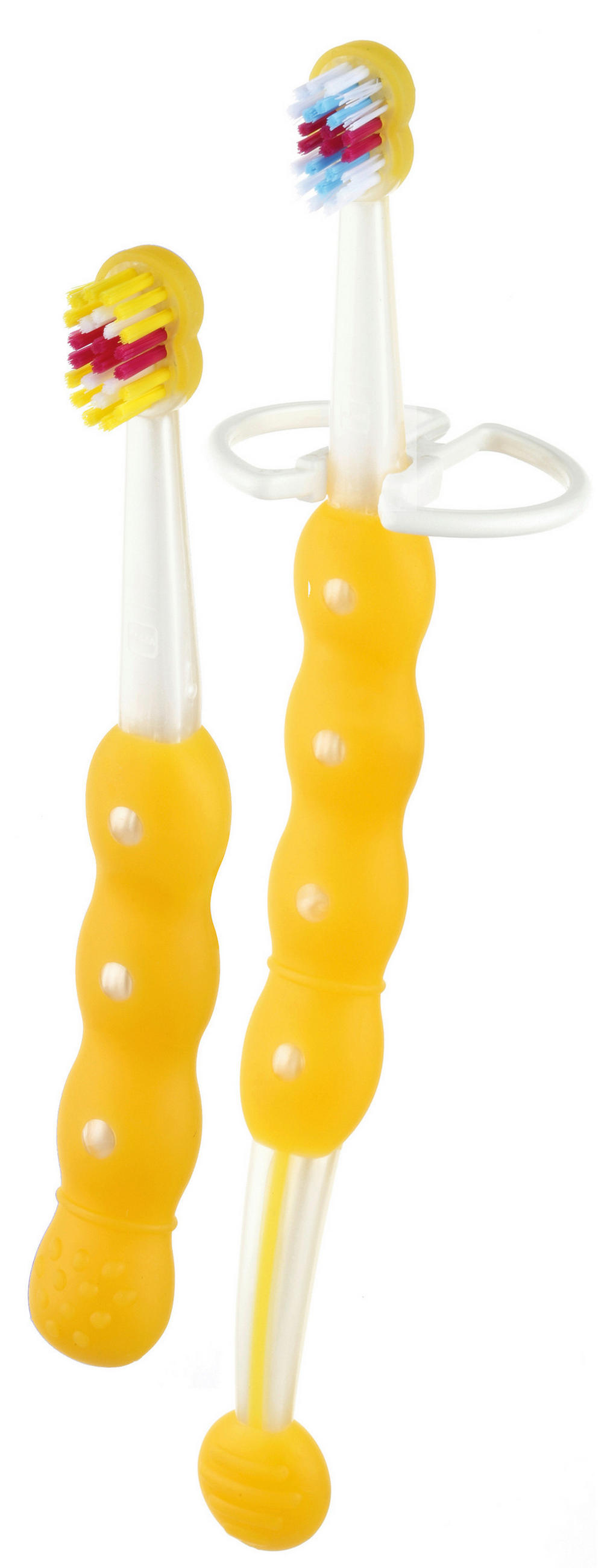 FINGERZAHNBÜRSTE  - Gelb/Lila, Basics, Kunststoff (9,5/22,5/2,4cm) - MAM