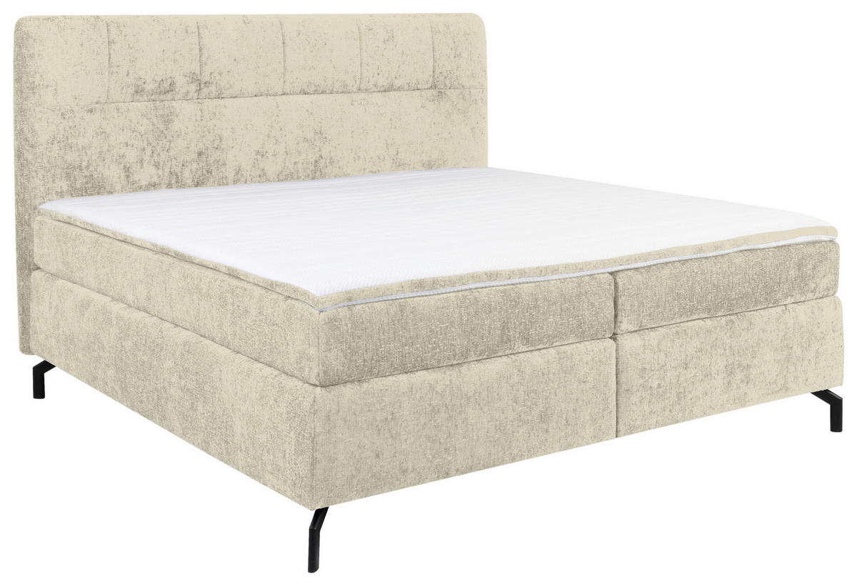 BOXSPRINGBETT 180/200 cm in Champagner von ESPOSA