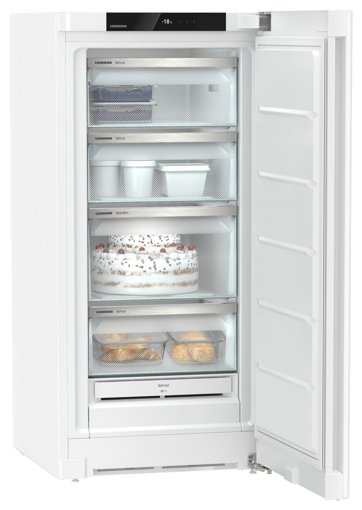 GEFRIERSCHRANK FND4224  - Weiß, Basics, Metall (59,7/125,5/67,5cm) - Liebherr