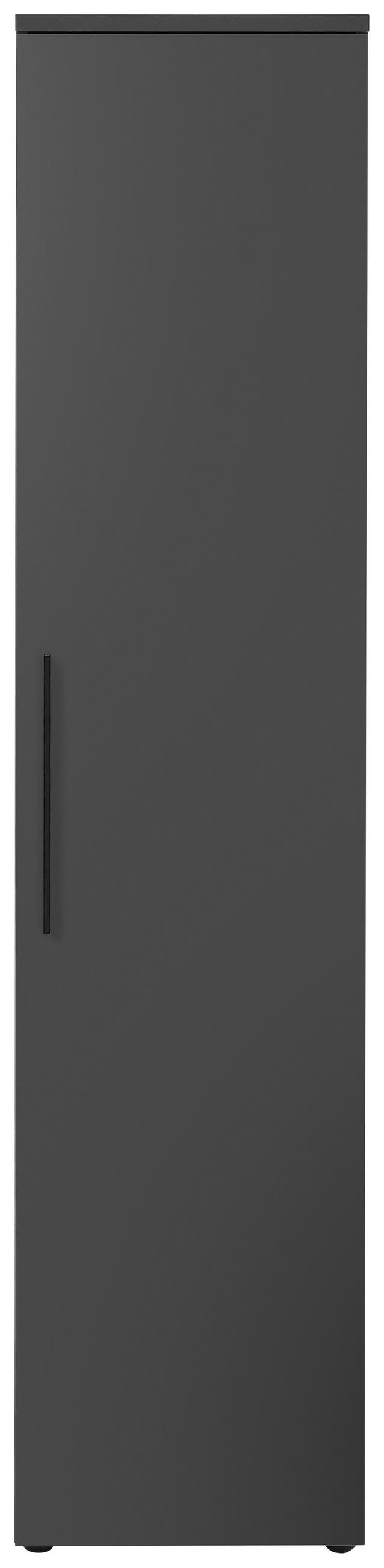 AKTENSCHRANK Graphitfarben  - Graphitfarben, MODERN, Holzwerkstoff (45/197/40cm) - Novel