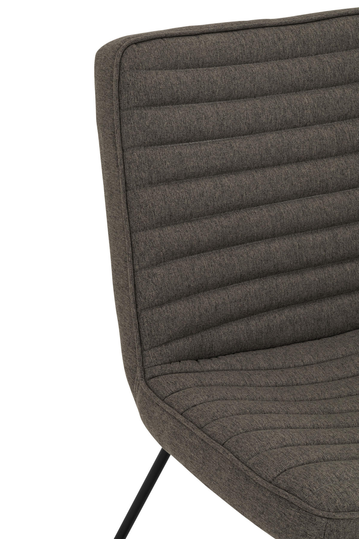 SESSEL Webstoff Grau    - Schwarz/Grau, MODERN, Textil/Metall (66/85/69cm) - P & B